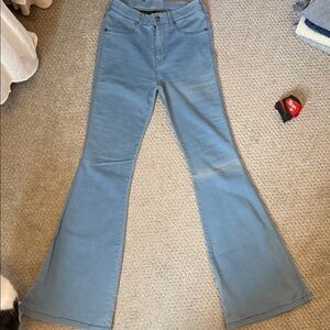 Women's Blue Flared Jeans